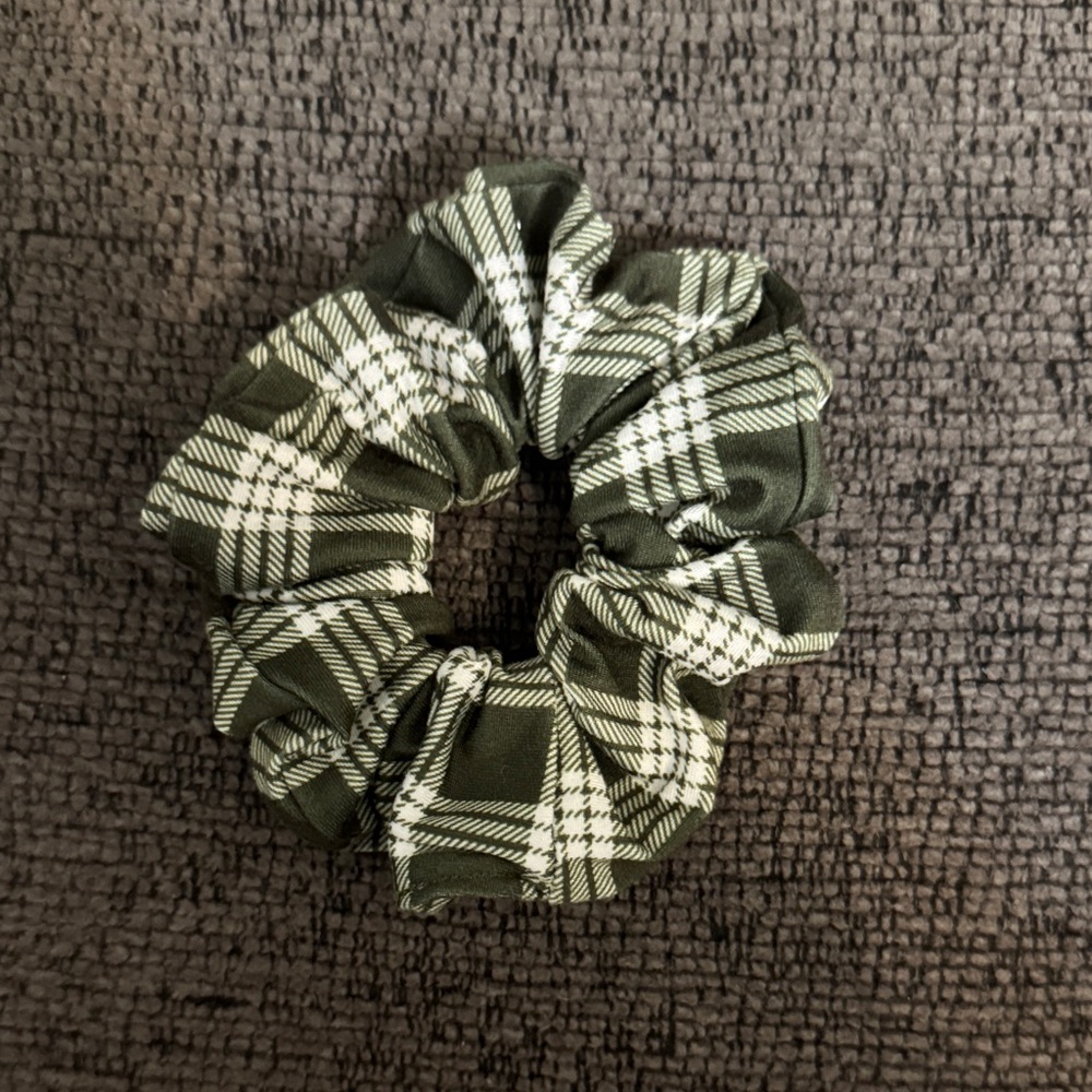 Green Palaka Scrunchie